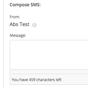 459 SMS Characters